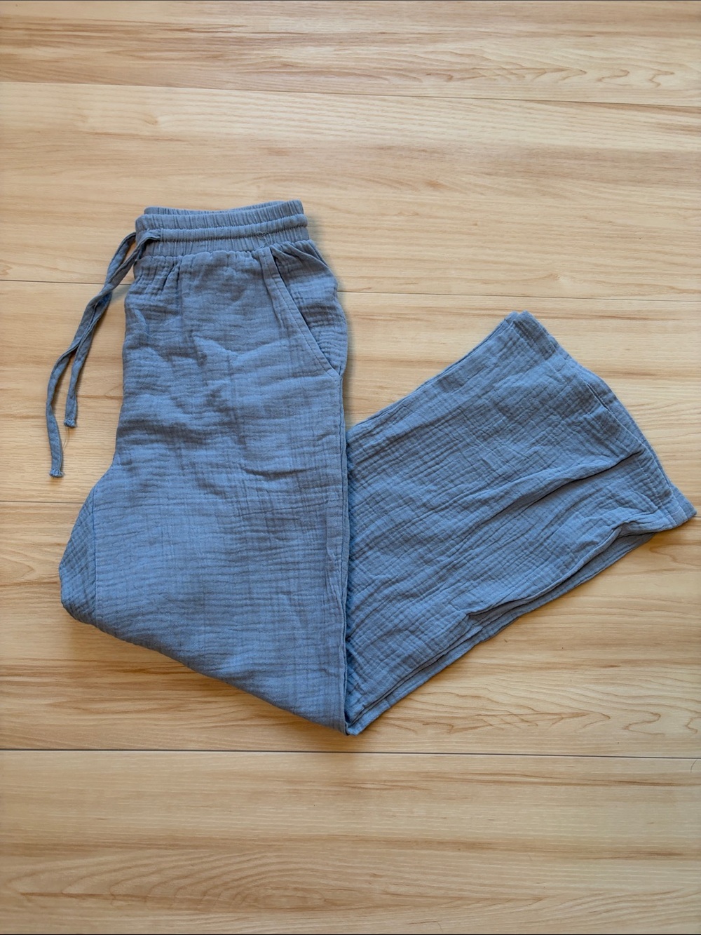 Sincerely Jules Light Blue Muslin Lounge Pants